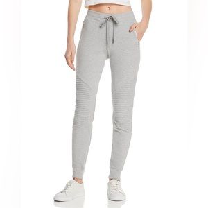 ALO Yoga Urban Moto Sweatpants Joggers Grey Medium EUC